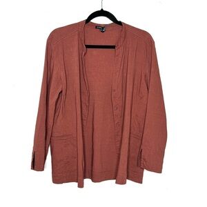 Eileen Fisher Terracotta Cardigan